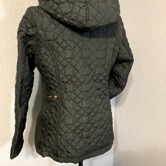 Cashew Flower Sherven X. Quilted Lightweight Womens Black Jacket Size 42 / 6 NWT - Picture 4 of 12